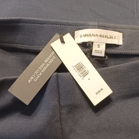 Banana Republic Black Ultra High Rise Wide Leg Everywhere Ponte Pants - Picture 7 of 8